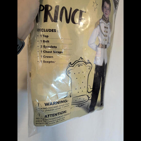Prince Charming Kids Costume/3T/Boys/Halloween - Picture 3 of 4